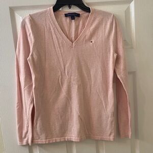 Tommy Hilfiger Light Pink V-Neck Pullover